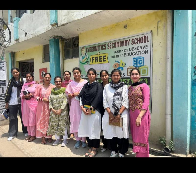 Semester second students visited High school on 28th May 2025 to observe various activities