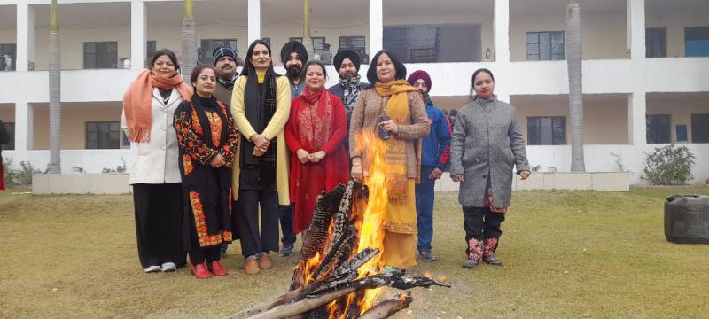 College faculty celebrated Lohri with kids of RGS