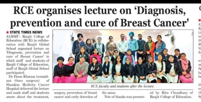 Different activities of B.Ed students